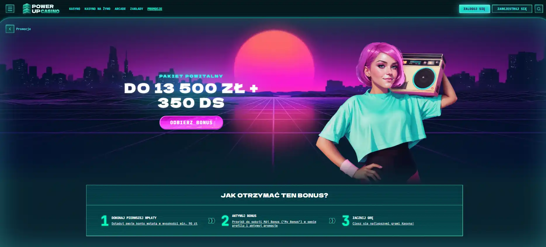 Oficjalna polska strona pakietu powitalnego PowerUp